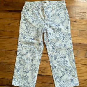 Capri Floral Stretch Jeans